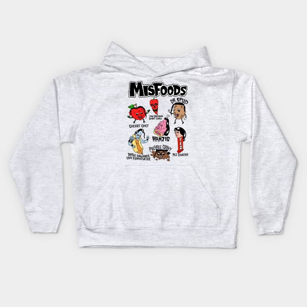 Misfoods Kids Hoodie by russelltaysom@gmail.com